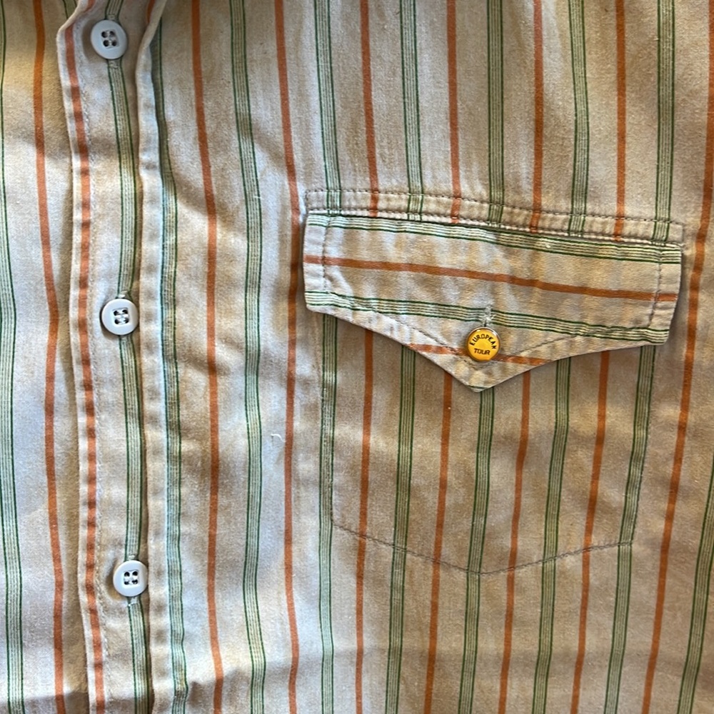 Used Early 2000s Diesel Men’s Short Sleeve S/S Button Down Size Small